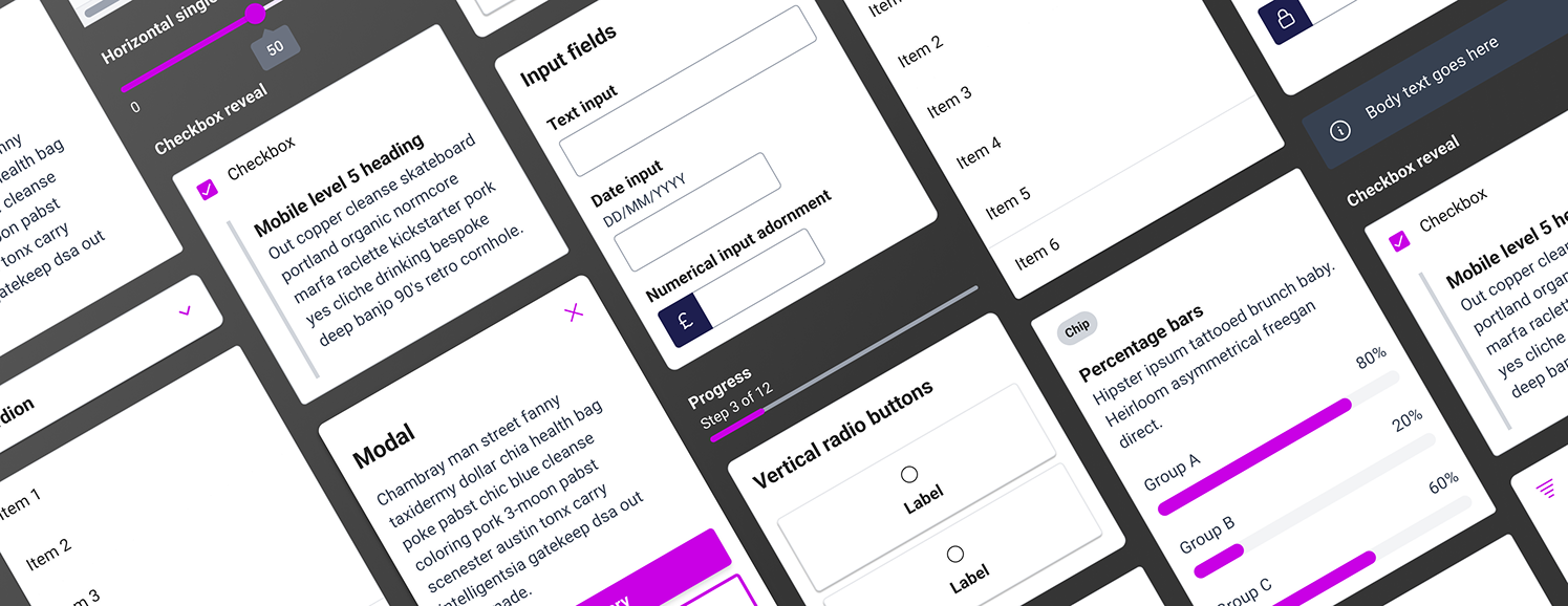 Design system banner